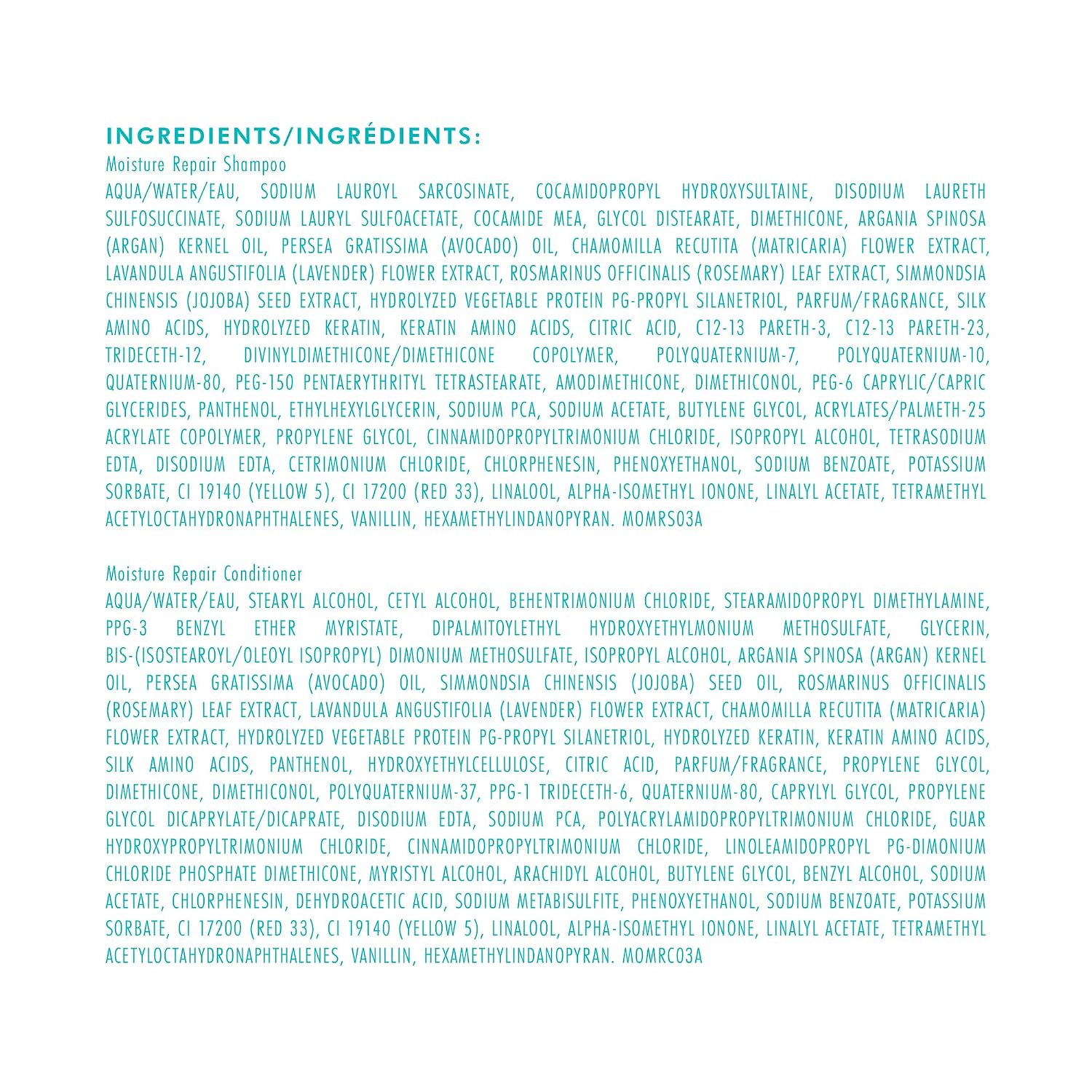 Moroccanoil Moisture Repair Shampoo