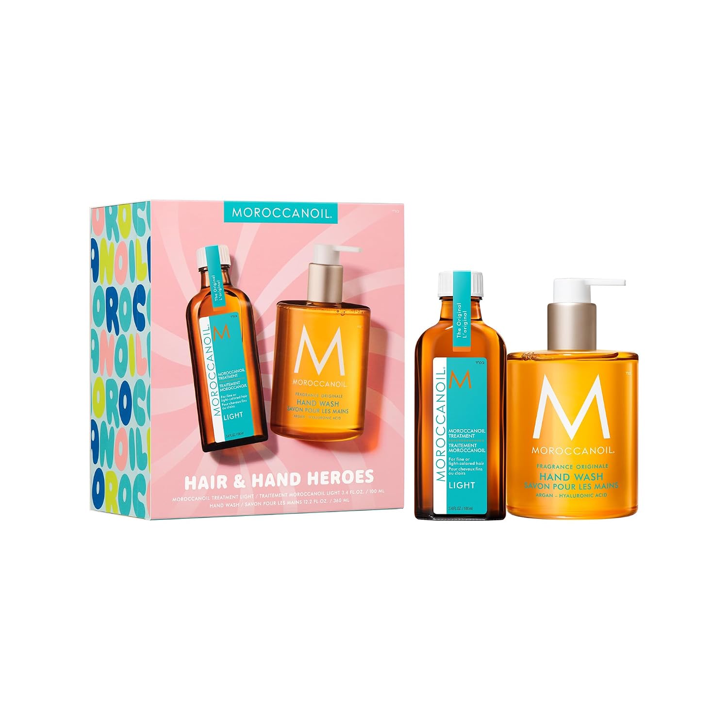 Moroccanoil Treatment Light Hair Oil & Hand Wash Gift Set