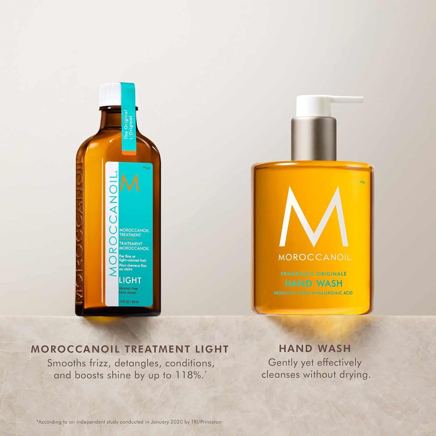 Moroccanoil Treatment Light Hair Oil & Hand Wash Gift Set