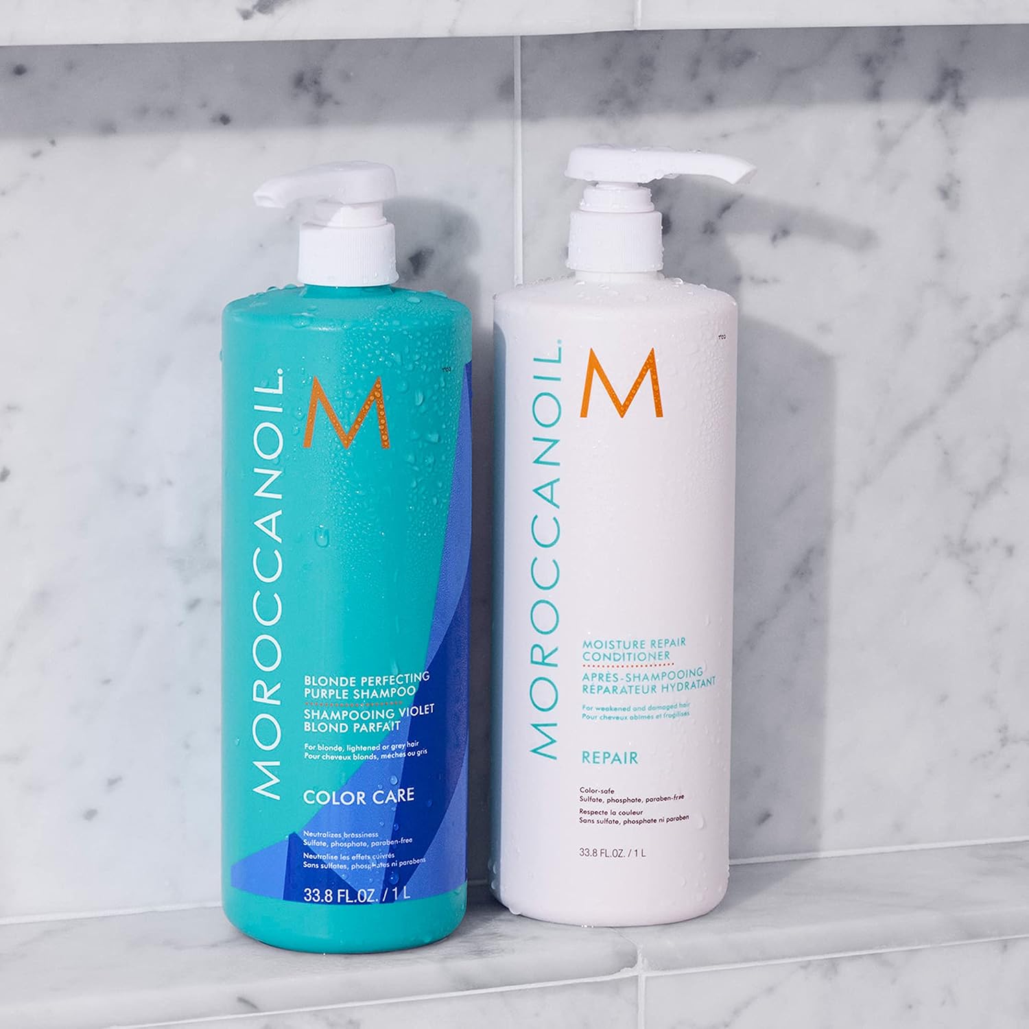 Moroccanoil Blonde Perfecting Purple Shampoo