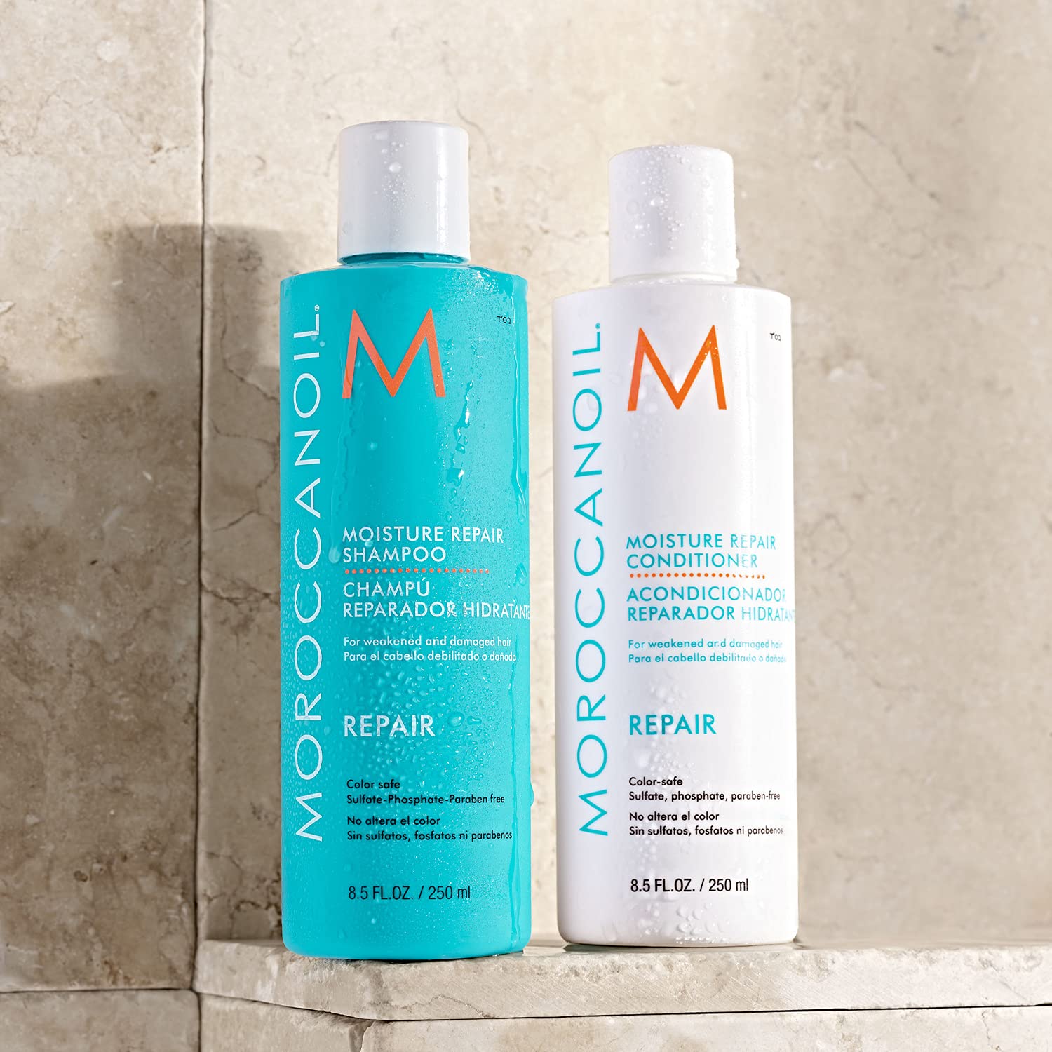 Moroccanoil Moisture Repair Shampoo & Conditioner, 16.9 Fl. Oz.
