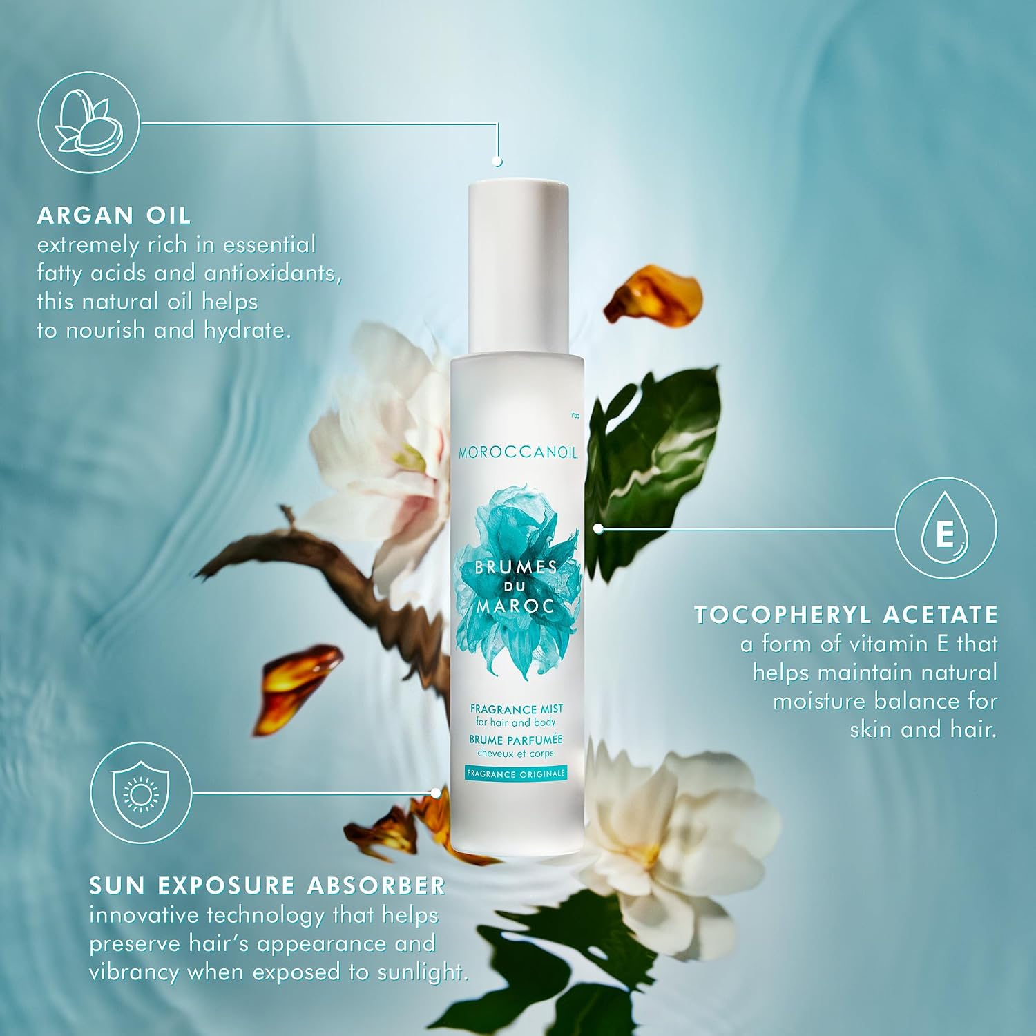 Moroccanoil Hair & Body Fragrance Mist Trio