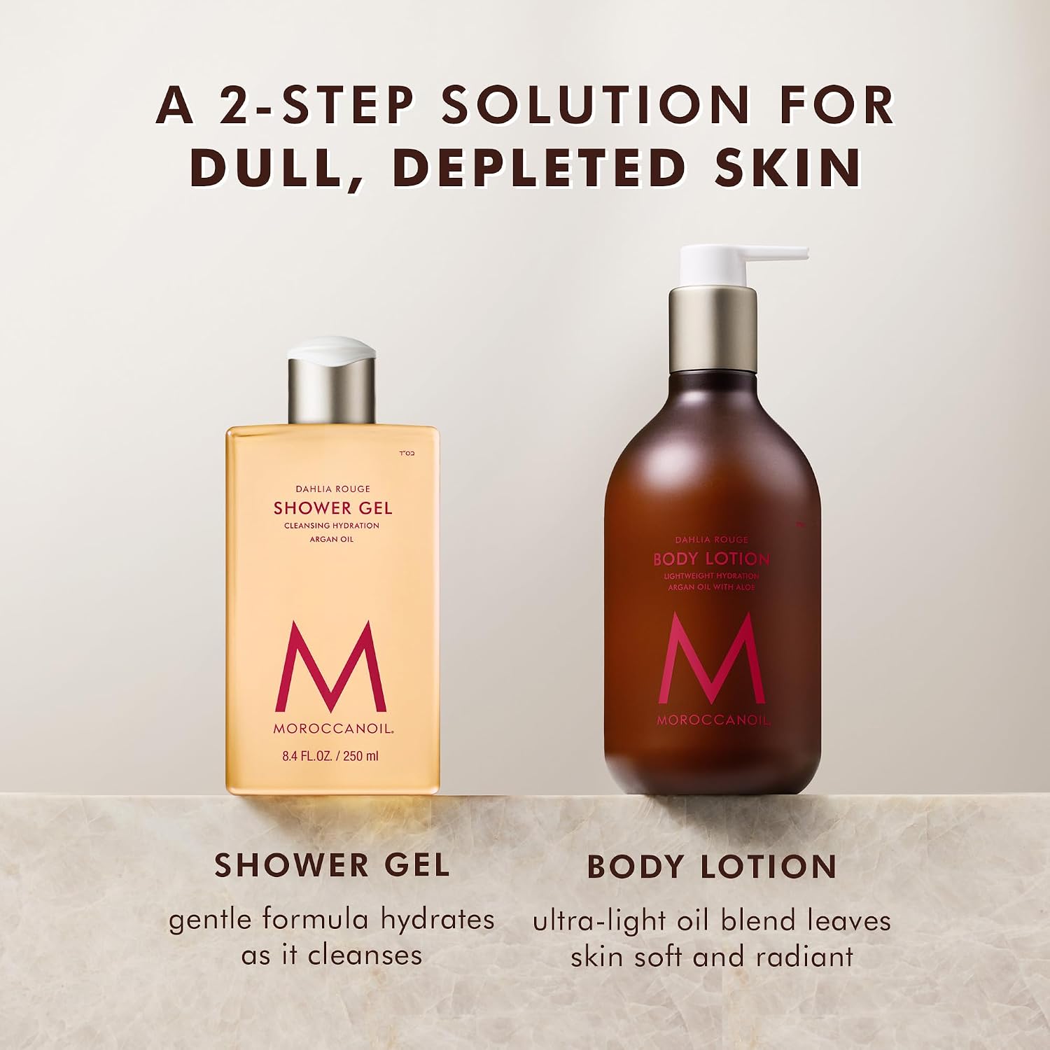 Moroccanoil Shower Gel & Body Lotion Dahlia Rouge